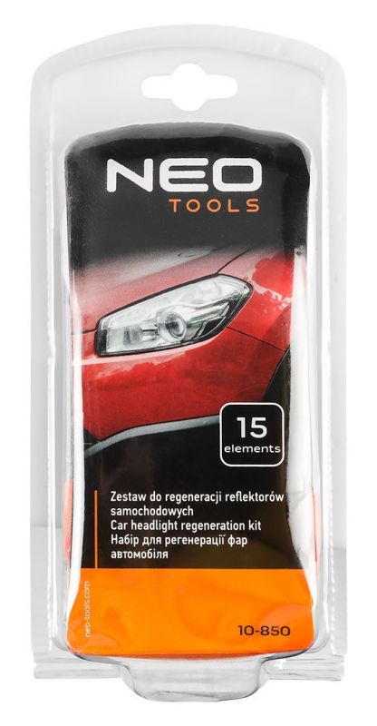 Набір для відновлення фар Neo Tools 15шт