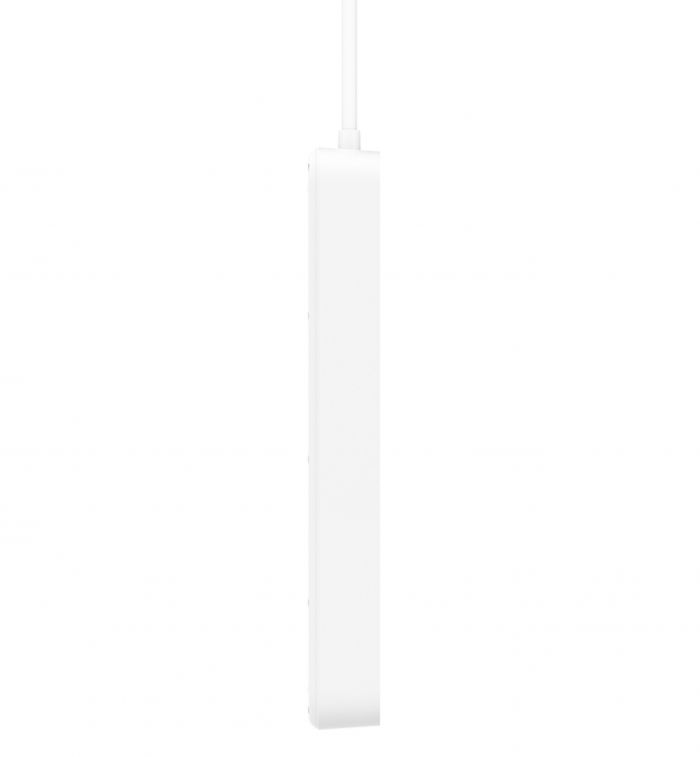 Подовжувач мережевий Belkin 2м, 4хТип, 16А, USB-A/USB-C 18Вт, фільтр, білий