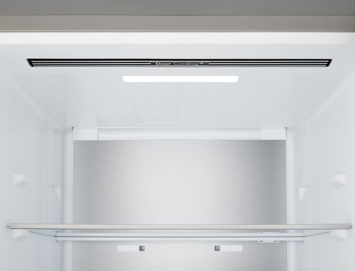 Холодильник LG з нижн. мороз., 203x60х68, холод.відд.-262л, мороз.відд.-113л, 2дв., E, NF, інв., диспл внутр., Fresh Сonverter, Metal Fresh, сріблястий