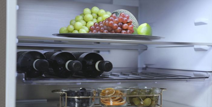 Холодильник LG з нижн. мороз., 203x60х68, холод.відд.-262л, мороз.відд.-113л, 2дв., E, NF, інв., диспл внутр., Fresh Сonverter, Metal Fresh, сріблястий