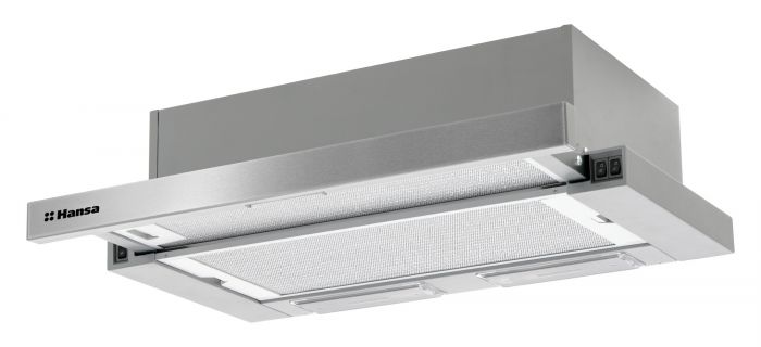Витяжка Hansa телескопічна, 60см, 429м.куб/год., нержавіюча сталь