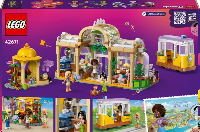 Конструктор LEGO Friends Кав'ярня з рослинами і квіткова крамниця
