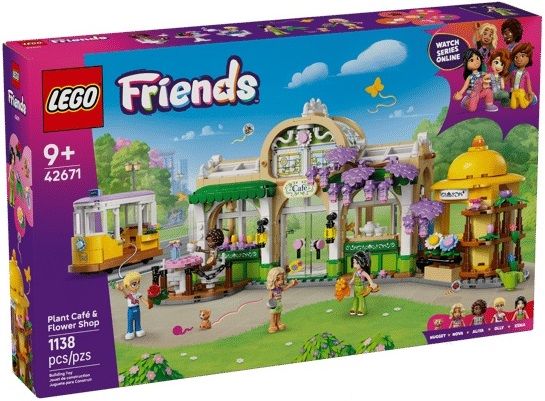 Конструктор LEGO Friends Кав'ярня з рослинами і квіткова крамниця