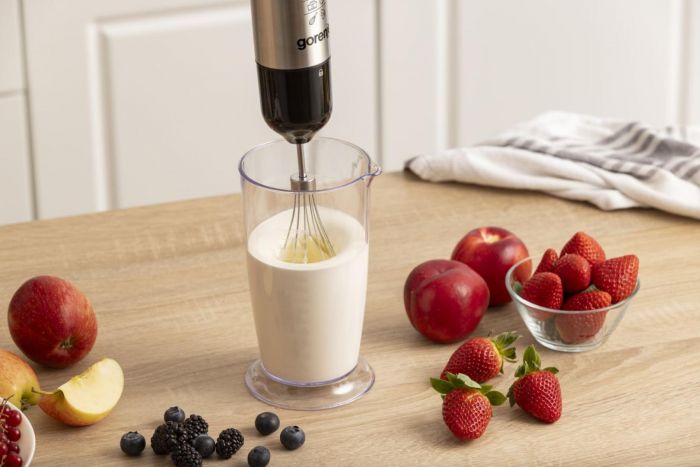 Блендер Gorenje заглибний 1500Вт, 3в1, чаша-600мл, нерж