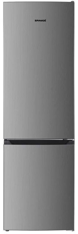Холодильник Snaige з нижн. мороз., 180x55х56, холод.відд.-191л, мороз.відд.-71л, 2дв., E, ST, нержавіюча сталь