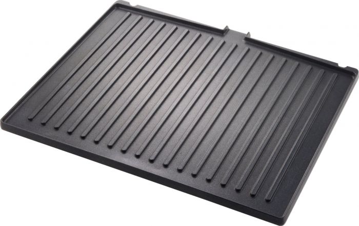 Гриль Gorenje прижимний 2000Вт, темп. режимів-7, з`ємні пластини, розкриття на 180°, метал, чорний