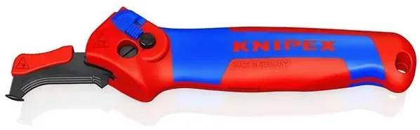Ніж монтерський KNIPEX, вигнуте лезо, до 7мм, 0.065кг