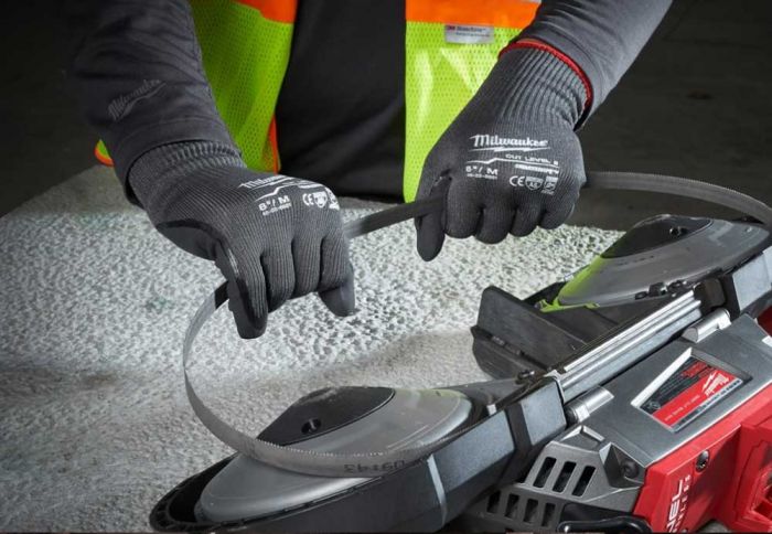 Рукавички робочі Milwaukee, нітрилове покриття, smartswipe, р.11, сірий