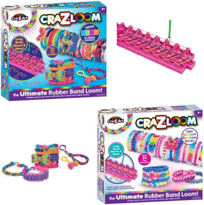 Набір для виготовлення браслетів Cra-Z-Art Ultimate Rubber Band Loom в асорт.