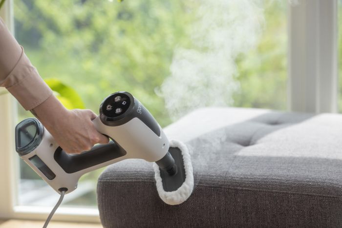 Пароочисник для підлоги Gorenje, 1500Вт, 400мл, білий