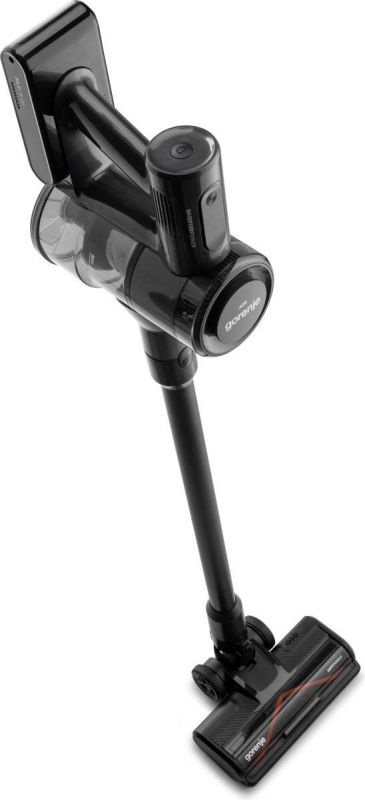 Пилосос Gorenje бездротовий, 70Вт, конт пил -0.7л, автон. робота до 60хв, HEPA, підсвічування, індикатор, антрацит