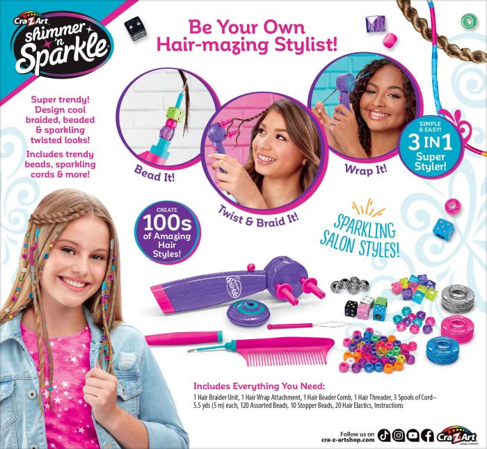 Набір для творчості Cra-Z-Art стайлер для створення зачісок