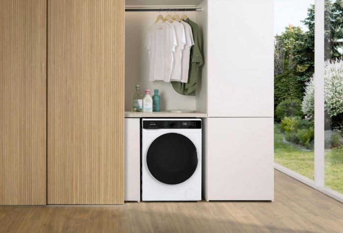 Прально-сушильна машина Gorenje фронтальна, 10.5(6)кг, 1400, A+, 60см, дисплей, пара, інвертор, Wi-Fi, білий