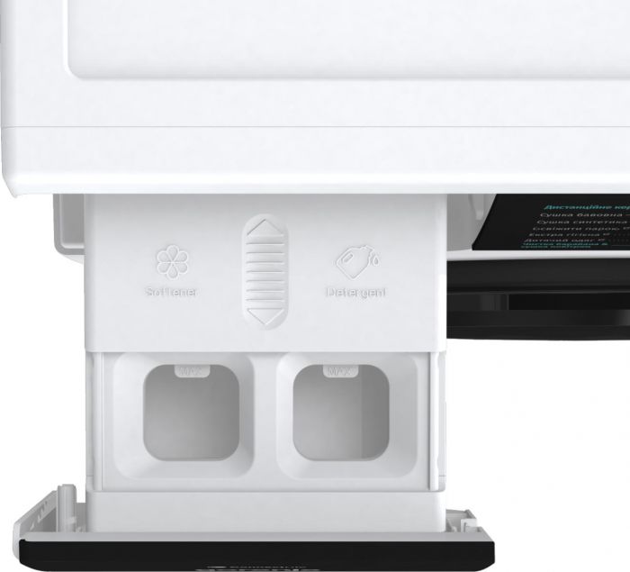 Прально-сушильна машина Gorenje фронтальна, 10.5(6)кг, 1400, A+, 60см, дисплей, пара, інвертор, Wi-Fi, білий