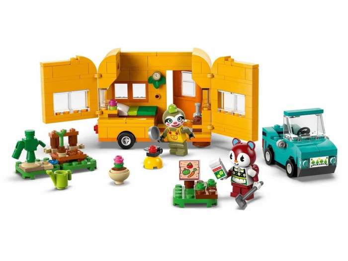 Конструктор LEGO Animal Crossing Садова крамниця і караван, що належать Leif