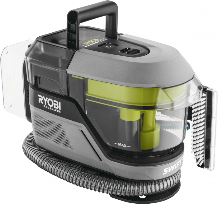 Пилосос акумуляторний миючий Ryobi ONE+ RDC18BL-0 18В 73Вт контейнер для води чиста/брудна 1/0.6л 4.2кг без АКБ та ЗП