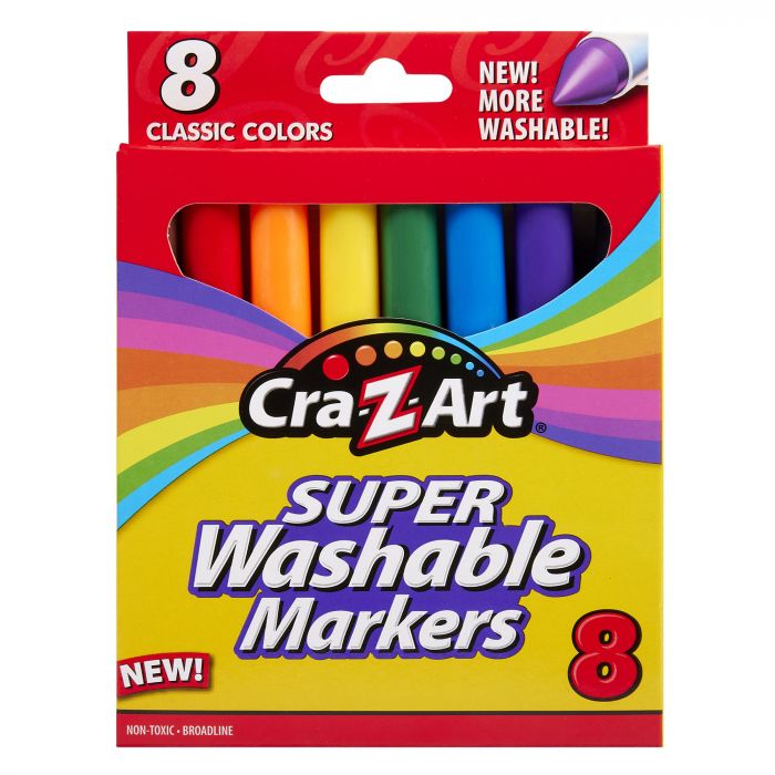 Маркери легкозмивні Cra-Z-Art Super Washable, 8шт
