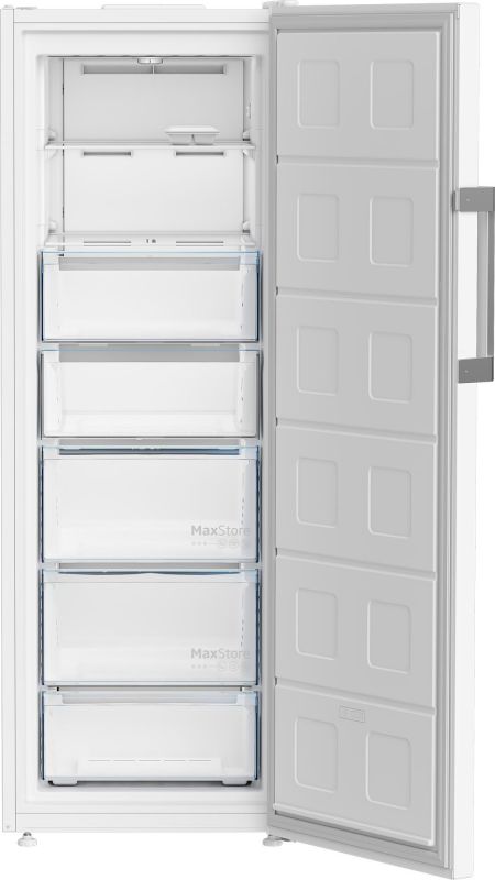 Морозильна камера Beko, 171x60x71, 260л, 1дв., E, NF, білий