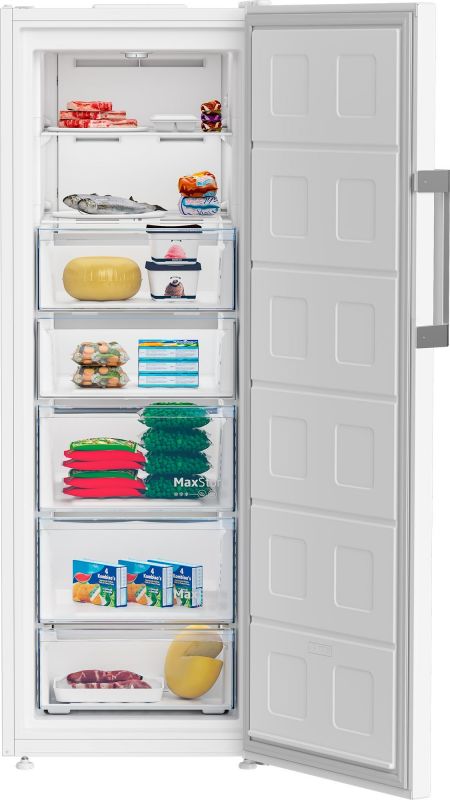 Морозильна камера Beko, 171x60x71, 260л, 1дв., E, NF, білий