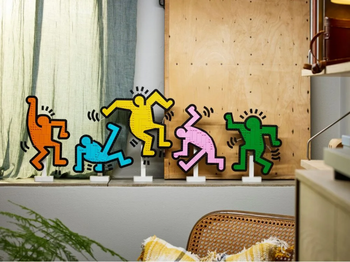 Конструктор LEGO ART Кіт Гарінґ — Танцюючі чоловічки