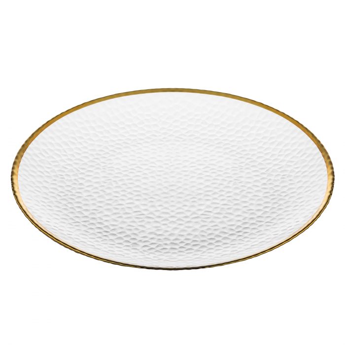 Тарілка ARDESTO Dew 21см, скло, прозорий