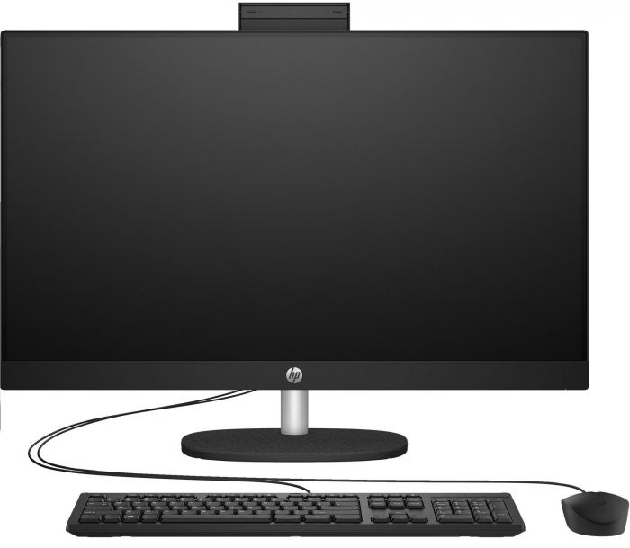 Комп'ютер персональний моноблок HP All-in-One 27" FHD IPS AG, Intel U7-155U, 16GB, F512GB, UMA, WiFi, кл+м, DOS, чорний