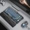 Клавіатура механічна GravaStar Mercury K1 Lite 80keys, GravaStar x BSUN Grey, BT/WL/USB, чорний
