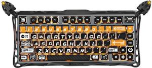Клавіатура механічна GravaStar Mercury K1 Pro 80keys, GravaStar x Kailh Speedy Mint, BT/WL/USB, RGB, CyberFlare