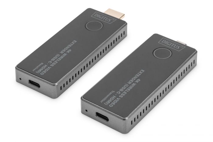 Бездротовий подовжувач DIGITUS USB-C > HDMI, 4K UHD, 30 м