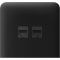 Бічна панель для вбудованої інтернет-розетки Ajax SideCover LAN Vertical чорна (126220.319.BL)