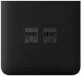 Бічна панель для вбудованої інтернет-розетки Ajax SideCover LAN Vertical чорна (126220.319.BL)