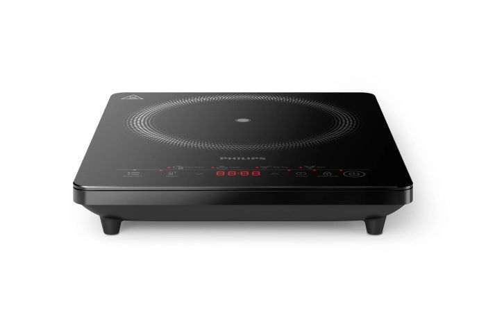 Плитка настільна Philips індукційна, комф. - 1, 2000Вт,  управл - сенсор , чорний