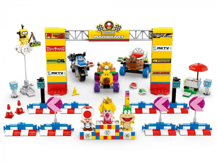 Конструктор LEGO Super Mario Mario Kart – Baby Peach & Grand Prix. Набір