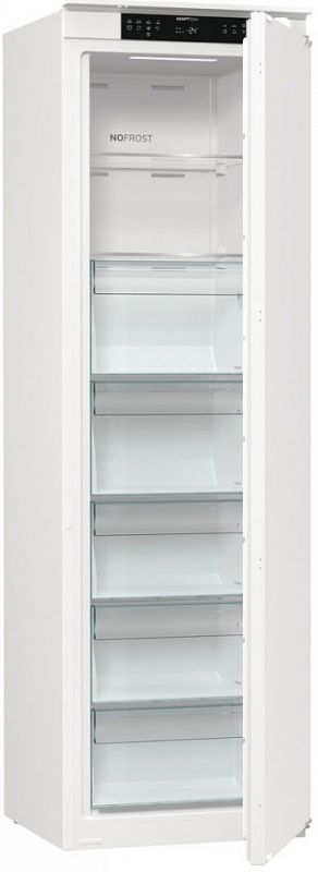 Морозильна камера Gorenje вбудована, 177x54х55, 235л, А+, NF, диспл, білий