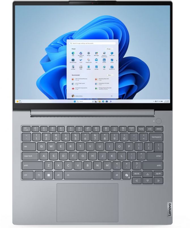Ноутбук Lenovo ThinkBook 14-G8 14" WUXGA IPS AG, Intel U5-225U, 16GB, F512GB, UMA, DOS, сірий