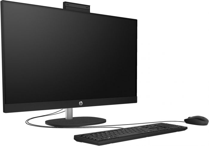 Комп'ютер персональний моноблок HP All-in-One 27" FHD IPS AG, Intel U5-125U, 16GB, F512GB, UMA, WiFi, кл+м, DOS, чорний