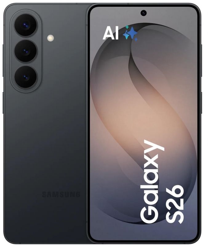 Смартфон Samsung Galaxy S26 5G (S942) 6.3' 12/512ГБ, 2SIM, 4300мА•год, чорний