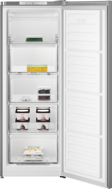 Морозильна камера Beko, 146x54x57, 168л, 1дв., E, NF, сірий