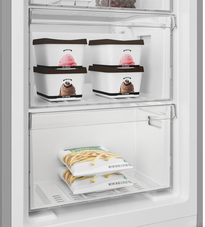 Морозильна камера Beko, 146x54x57, 168л, 1дв., E, NF, сірий