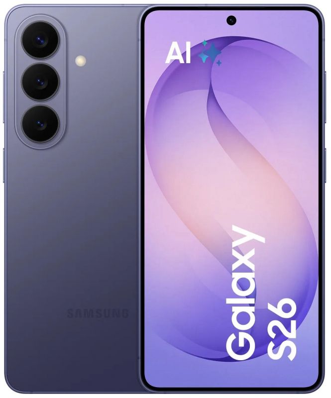 Смартфон Samsung Galaxy S26 5G (S942) 6.3' 12/512ГБ, 2SIM, 4300мА•год, фіолетовий