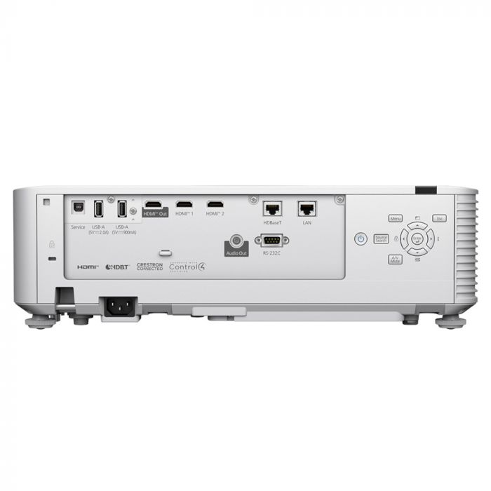 Проєктор Epson EB-L890E WUXGA, 8000 lm, LASER, 1.35-2.2, WiFi, білий