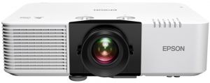 Проєктор Epson EB-L890E WUXGA, 8000 lm, LASER, 1.35-2.2, WiFi, білий