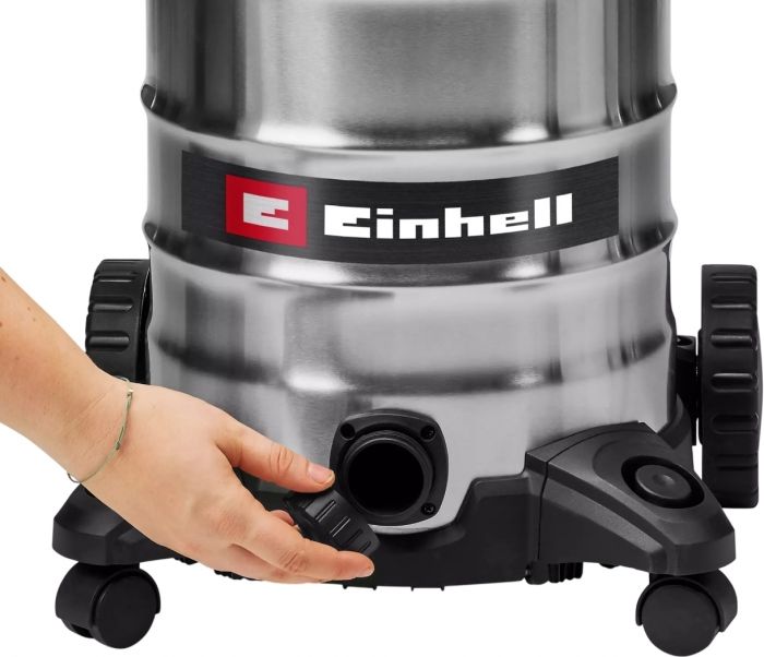 Пилосос професійний Einhell TC-VC 3055 SA 900Вт 190мбар контейнер 30л 230В/2000Вт вологе/сухе прибирання 5.3кг