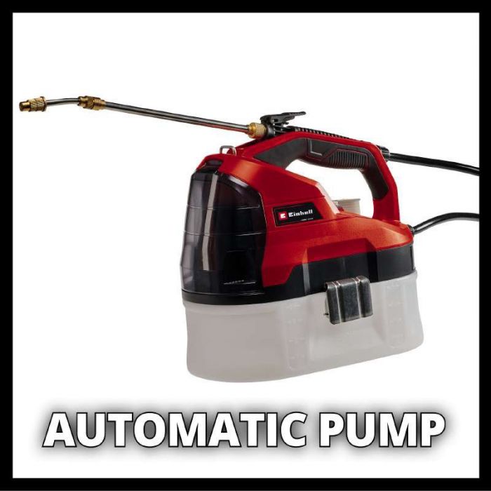 Обприскувач акумуляторний Einhell GE-WS 18/35 Li Kit PXC 18В акб 1х2.5А·год 3.8л 1л/хв ЗП 2.2кг