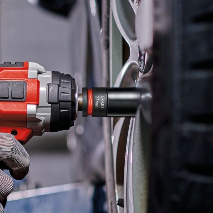 Набір ударних торцевих головок Einhell 80мм 1/2" 3шт кейс 0.78кг