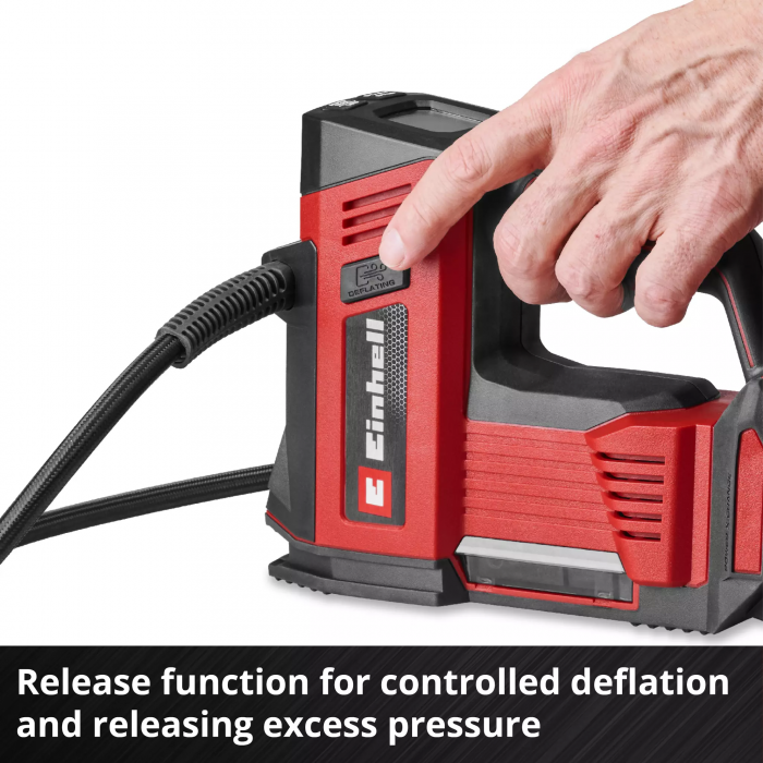 Компресор повітряний акумуляторний Einhell CE-CC 18/23 D Li - Solo, 18В, до 12л/хв, 11бар, 1.16кг без АКБ та ЗП