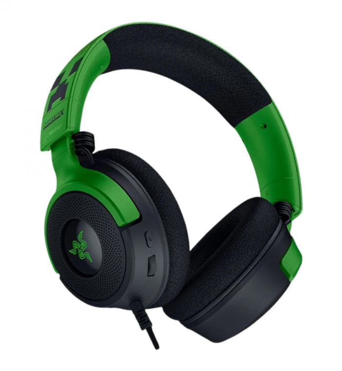 Гарнітура Razer Kraken V4 X, 7.1, USB-A, 1.8м, RGB, Minecraft Ed.