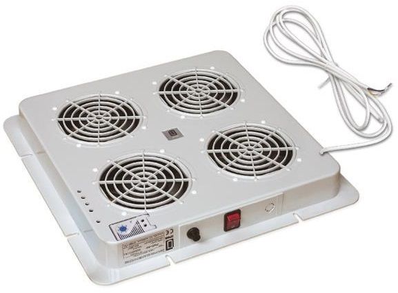 Блок вентиляторів покрівлі ZPAS PWD-4W, з терморегулятором, 230В, сірий