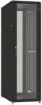 Шафа ZPAS 19", 42U, SZB IT, одностулкові передні та задні перфоровані двері, 600x600 мм, максимально 1500кг, чорна