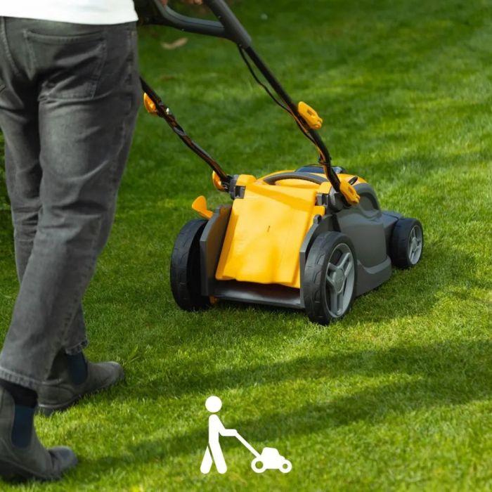 Газонокосарка акумуляторна STIGA Combi340eKit 48В 4А·год 38см 40л 25-75мм ЗП 14кг